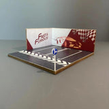 Maxbell 1/64 Scale Parking Lot Scene Display for Vehicle Scene Toy Diecast Car Model Style C