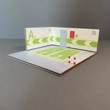 Maxbell 1/64 Scale Parking Lot Scene Display for Vehicle Scene Toy Diecast Car Model Style D