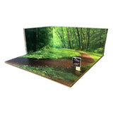 Maxbell 1/64 Scale Parking Lot Scene Display for Vehicle Scene Toy Diecast Car Model Style E