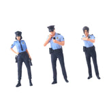 Maxbell 3 Pieces 1/64 Scale Figure Model Desk Decoration Diorama Train Architectural