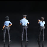 Maxbell 3 Pieces 1/64 Scale Figure Model Desk Decoration Diorama Train Architectural