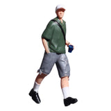 Maxbell 1/64 Miniature Figure Collections Dollhouse Accessories Mini People Figurine Man Green