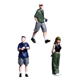Maxbell 1/64 Miniature Figure Collections Dollhouse Accessories Mini People Figurine Man Green