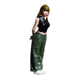 Maxbell 1/64 Miniature Figure Collections Dollhouse Accessories Mini People Figurine Woman