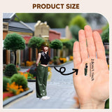 Maxbell 1/64 Miniature Figure Collections Dollhouse Accessories Mini People Figurine Woman