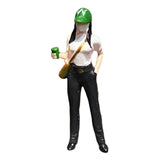 Maxbell 1:64 Scale People Figurine Resin Street People Figure for Miniature Projects green hat