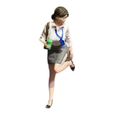 Maxbell 1:64 Scale People Figurine Resin Street People Figure for Miniature Projects white collar