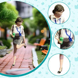 Maxbell 1:64 Scale People Figurine Resin Street People Figure for Miniature Projects white collar