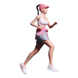 Maxbell 1:64 Scale People Figurine Resin Street People Figure for Miniature Projects running