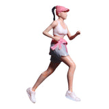 Maxbell 1:64 Scale People Figurine Resin Street People Figure for Miniature Projects running