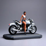 Maxbell Miniature People Figurine 1:64 Scale Diorama Figure for Hobby Tabletop Games height  2.6cm