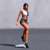 Maxbell Miniature People Figurine 1:64 Scale Diorama Figure for Hobby Tabletop Games height  2.6cm