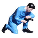 Maxbell Miniature People Figurine 1:64 Scale Diorama Figure for Hobby Tabletop Games height 1.55cm