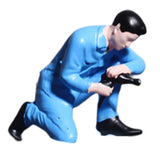 Maxbell Miniature People Figurine 1:64 Scale Diorama Figure for Hobby Tabletop Games height 1.55cm