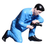 Maxbell Miniature People Figurine 1:64 Scale Diorama Figure for Hobby Tabletop Games height 1.55cm