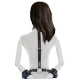 Maxbell Neck to Wrist Bondage Strap Restraints Kit Sex Toys SM Play Games Black