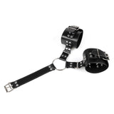 Maxbell Neck to Wrist Bondage Strap Restraints Kit Sex Toys SM Play Games Black