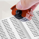 Maxbell Math Roller Stamp Cute Digital Teaching Stamp for Homework Kindergarten Home