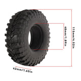 Maxbell RC Car Tyre 1:10 Scale Upgrade Replacement Truck Vehicle DIY Accs Wheel Tire 1 Piece