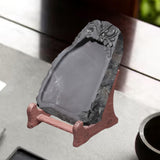 Maxbell Plate Stand for Display Inkstone Holder Stone Holder for Platter Stone   XS