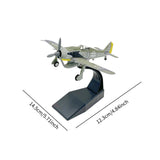 Maxbell 1/72 Scale Fighter Model Home Decor Gift Aircraft Model for Bedroom Home Bar