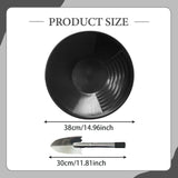 Maxbell Gold Panning Kit Sluice Box Outdoor Gold Pan for Adults Hobbists Enthusiasts