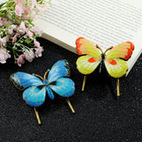 Maxbell Metal Bookmark Vintage Style Alloy Enamel Book Mark for Gift Reading Readers yellow