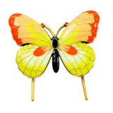 Maxbell Metal Bookmark Vintage Style Alloy Enamel Book Mark for Gift Reading Readers yellow