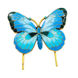 Maxbell Metal Bookmark Vintage Style Alloy Enamel Book Mark for Gift Reading Readers blue