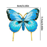 Maxbell Metal Bookmark Vintage Style Alloy Enamel Book Mark for Gift Reading Readers blue