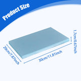 Maxbell 5x Foam Slab Sheets DIY Polyurethane Foam Sheet for Micro Landscape Crafting 20cmx30cmx1.7cm