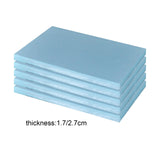 Maxbell 5x Foam Slab Sheets DIY Polyurethane Foam Sheet for Micro Landscape Crafting 20cmx30cmx1.7cm
