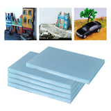 Maxbell 5x Foam Slab Sheets DIY Polyurethane Foam Sheet for Micro Landscape Crafting 20cmx30cmx1.7cm