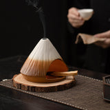 Maxbell Palo Santo Holder Handmade Ash Catcher Smudge Bowl for Desk Yoga Dining Room Brown