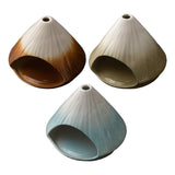 Maxbell Palo Santo Holder Handmade Ash Catcher Smudge Bowl for Desk Yoga Dining Room Brown