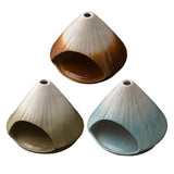 Maxbell Palo Santo Holder Handmade Ash Catcher Smudge Bowl for Desk Yoga Dining Room Brown