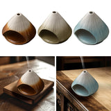 Maxbell Palo Santo Holder Handmade Ash Catcher Smudge Bowl for Desk Yoga Dining Room Brown