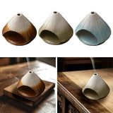 Maxbell Palo Santo Holder Handmade Ash Catcher Smudge Bowl for Desk Yoga Dining Room Brown