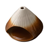 Maxbell Palo Santo Holder Handmade Ash Catcher Smudge Bowl for Desk Yoga Dining Room Brown