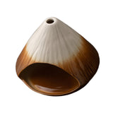 Maxbell Palo Santo Holder Handmade Ash Catcher Smudge Bowl for Desk Yoga Dining Room Brown