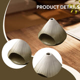 Maxbell Palo Santo Holder Handmade Ash Catcher Smudge Bowl for Desk Yoga Dining Room Green