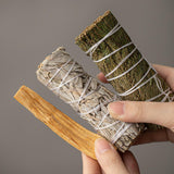 Maxbell Palo Santo Holder Handmade Ash Catcher Smudge Bowl for Desk Yoga Dining Room Green