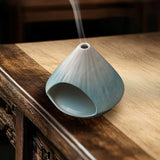 Maxbell Palo Santo Holder Handmade Ash Catcher Smudge Bowl for Desk Yoga Dining Room Blue