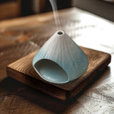 Maxbell Palo Santo Holder Handmade Ash Catcher Smudge Bowl for Desk Yoga Dining Room Blue