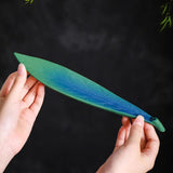 Maxbell Leaf Incense Holder Collectible Ash Catcher Tray for Home Cabinet  Small