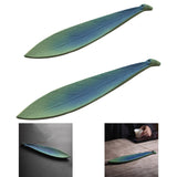 Maxbell Leaf Incense Holder Collectible Ash Catcher Tray for Home Cabinet  Small