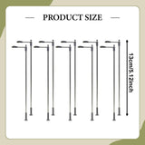 Maxbell 10 Pieces Model Railway Train Lamp Posts 1: 75 Scale for Architecture Models