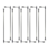 Maxbell 10 Pieces Model Railway Train Lamp Posts 1: 75 Scale for Architecture Models