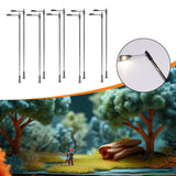 Maxbell 10 Pieces Model Railway Train Lamp Posts 1: 75 Scale for Architecture Models