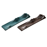 Maxbell Incense Holder Housewarming Gift Ash Catcher Tray for Restaurant Home Office Green